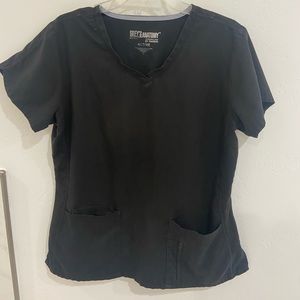 Grey’s Anatomy black scrub top